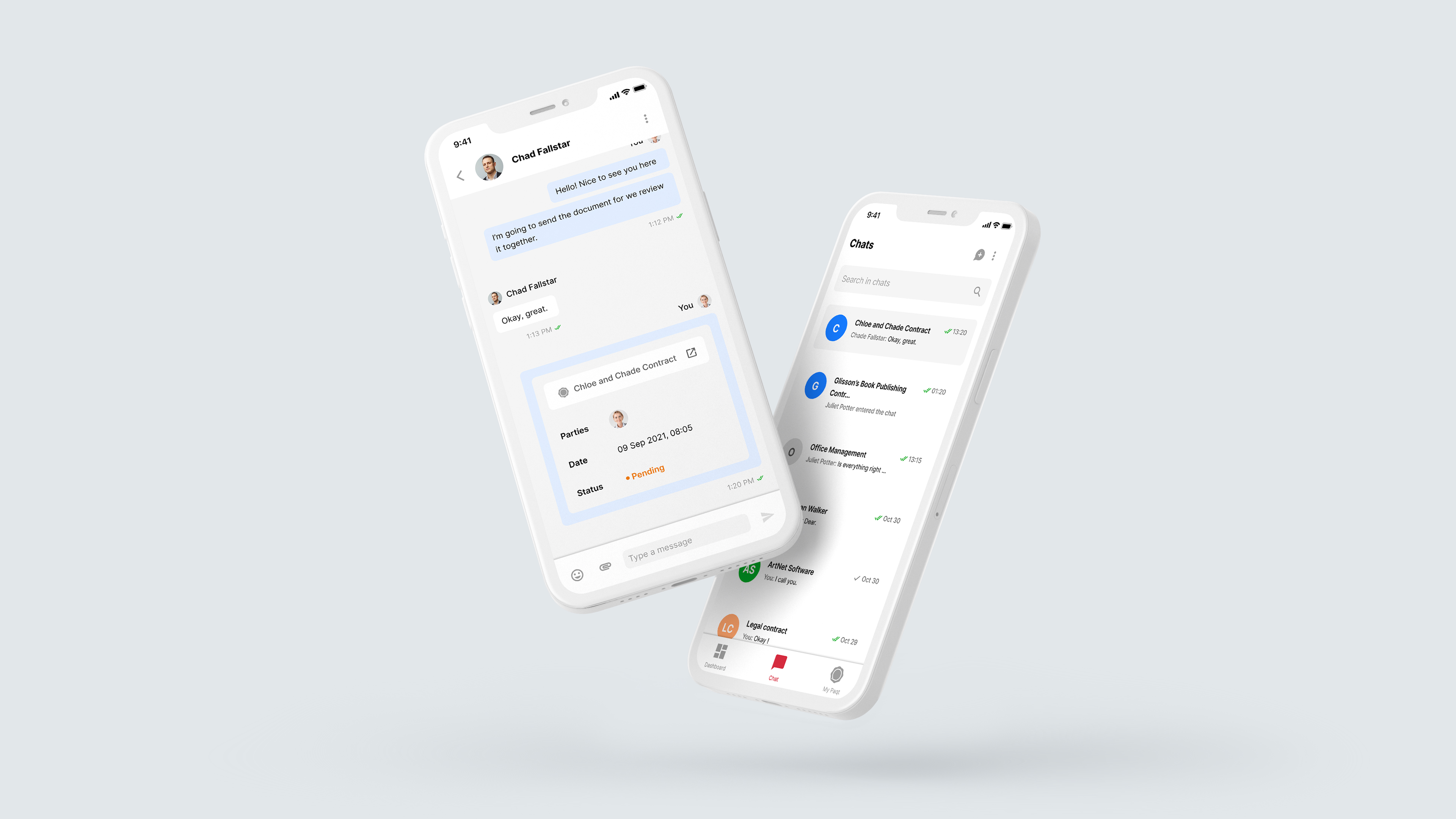mobile-2-chat-screens